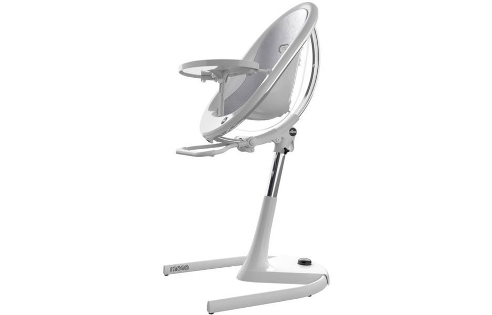 Mima Kids Moon 2G 3-in-1 Highchair In White-Silver