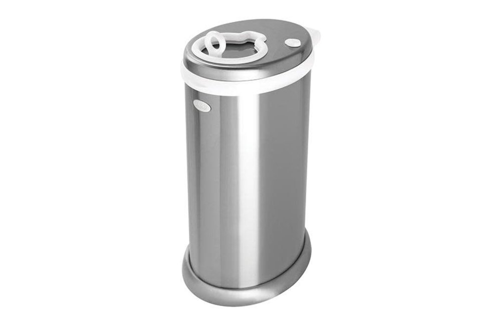 Ubbi Diaper Pail In Silver (Chrome)