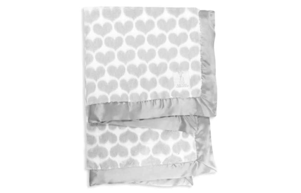 Little Giraffe Luxe Diamond Blanket In Silver