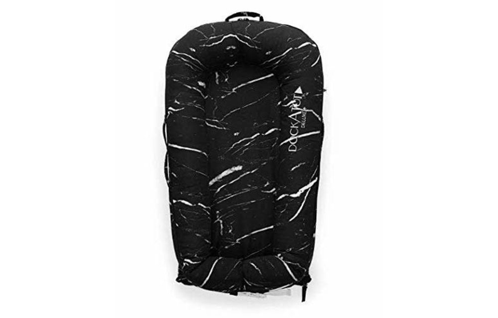 Dock A Tot Deluxe+ Dock - Black Marble