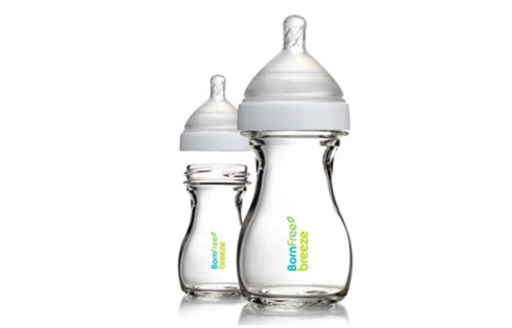 Born Free Breeze Glass Bottle - 2 Pack (5 Ounce)