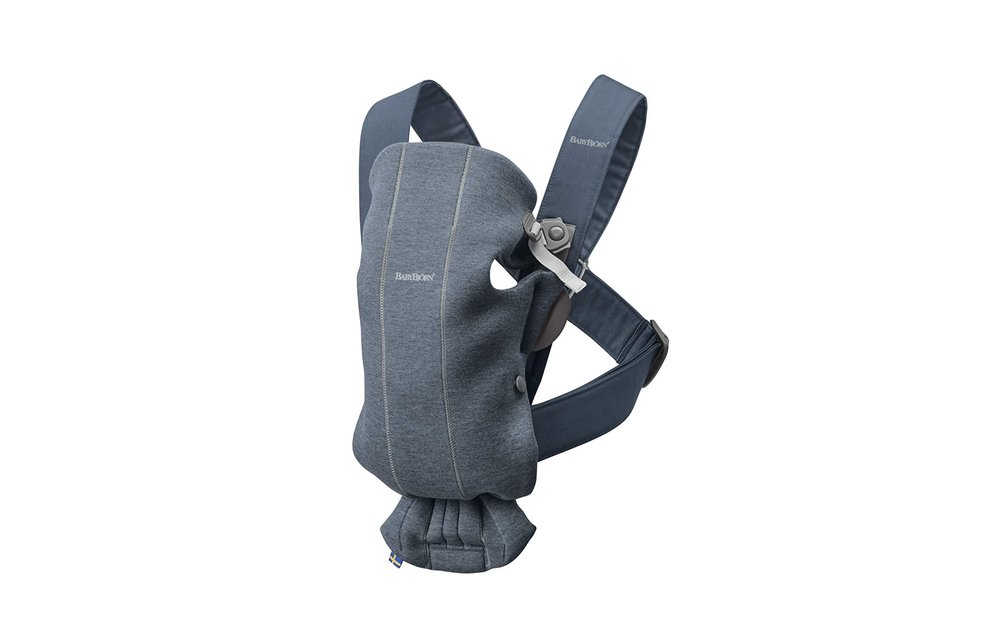 BABYBJORN Baby Carrier Mini 3D Jersey, In Dove Blue
