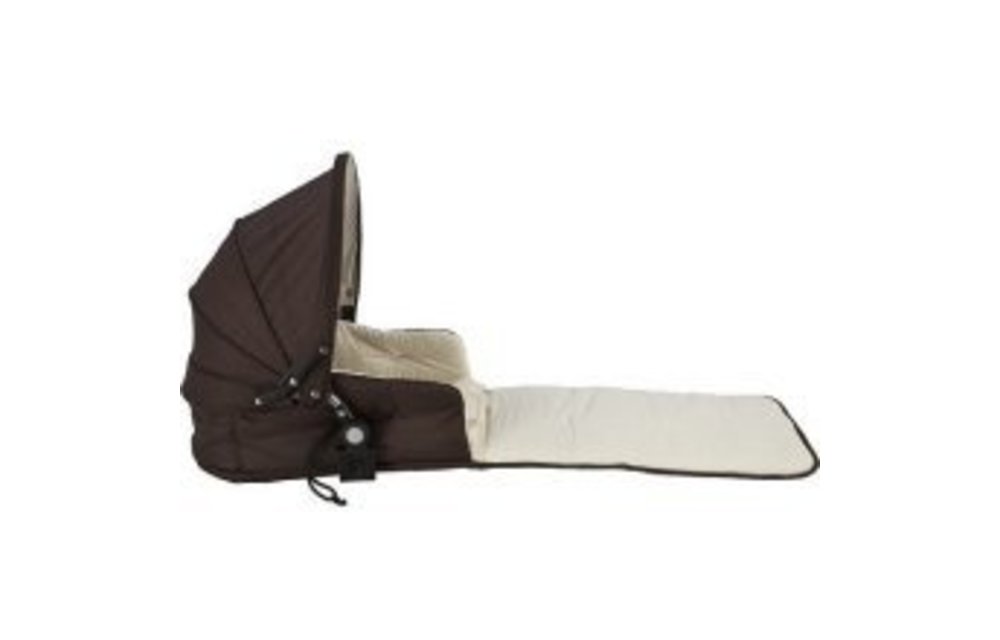 CLOSEOUT!! Valco Baby Single Tri-Mode & Zee Husssh Bassinet In Hot Chocolate