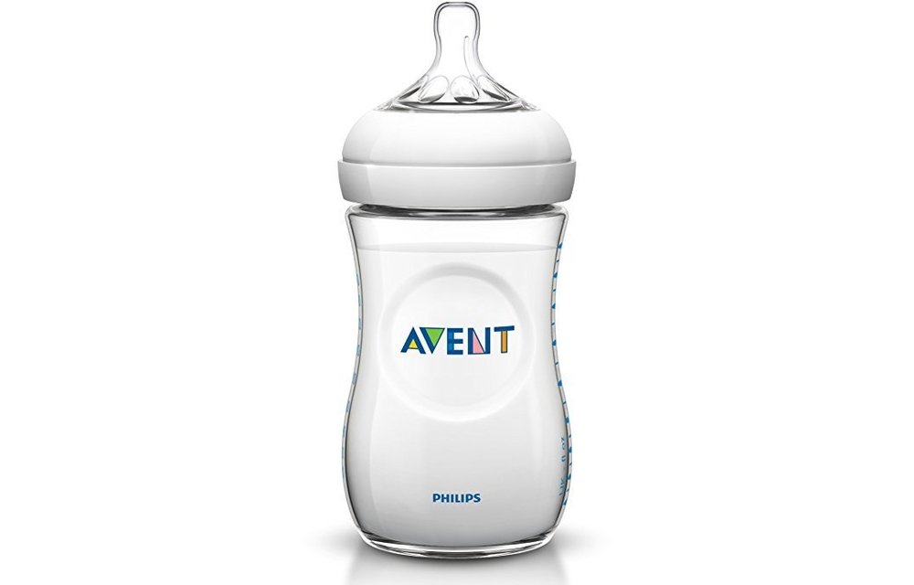 Philips Avent Natural 11 Ounce BPA Free Bottle, 3 Pack In Clear