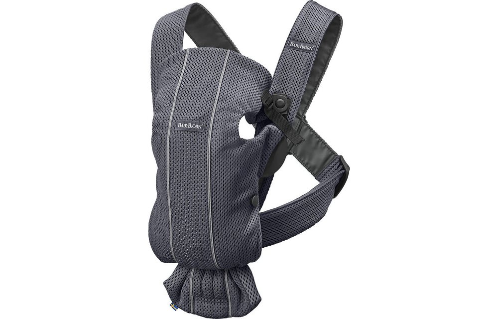 BABYBJORN Baby Carrier Mini 3D Mesh, In Anthracite (Slate Grey)