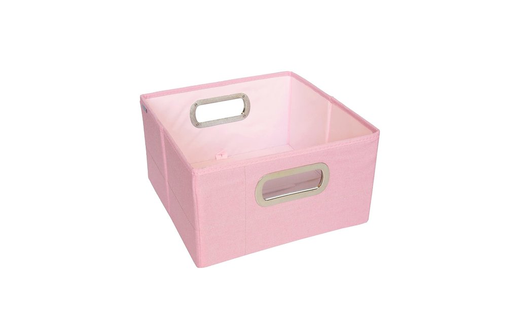 JJ Cole Storage Box 6.5 Inch Short In Pink Heather