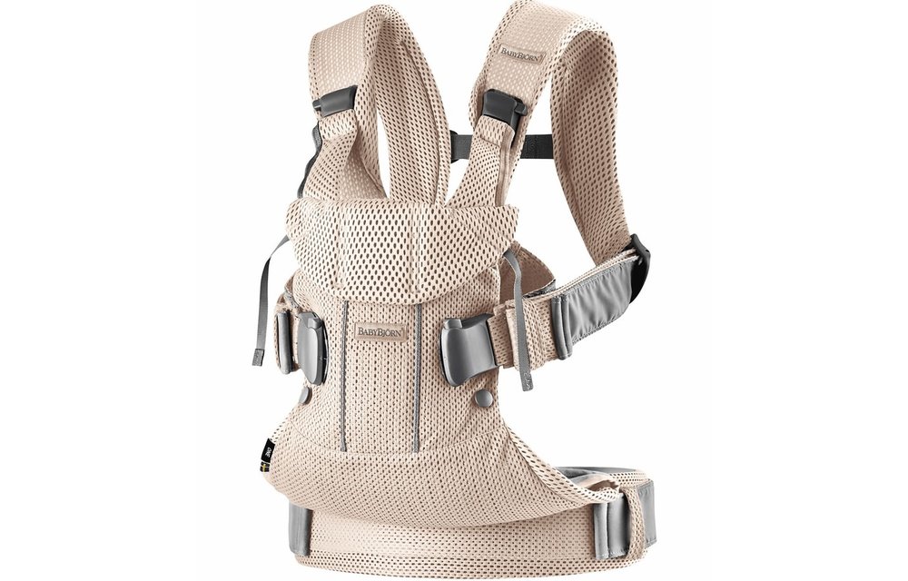 BABYBJORN Baby Carrier One, Air In Pearly Pink In 3D Mesh