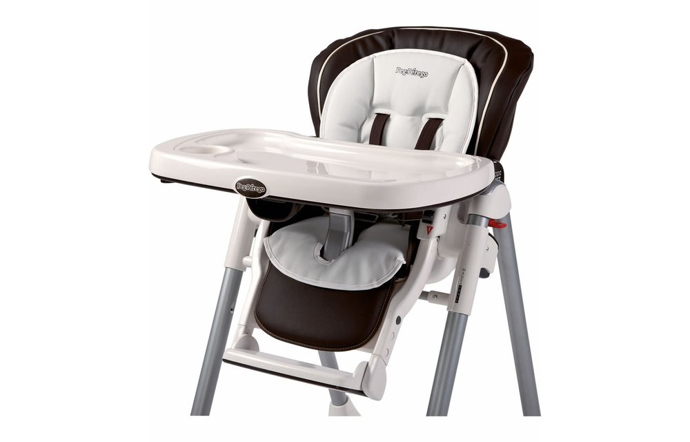 Peg Perego Highchair Booster Pad Cushion In Latte Lovely