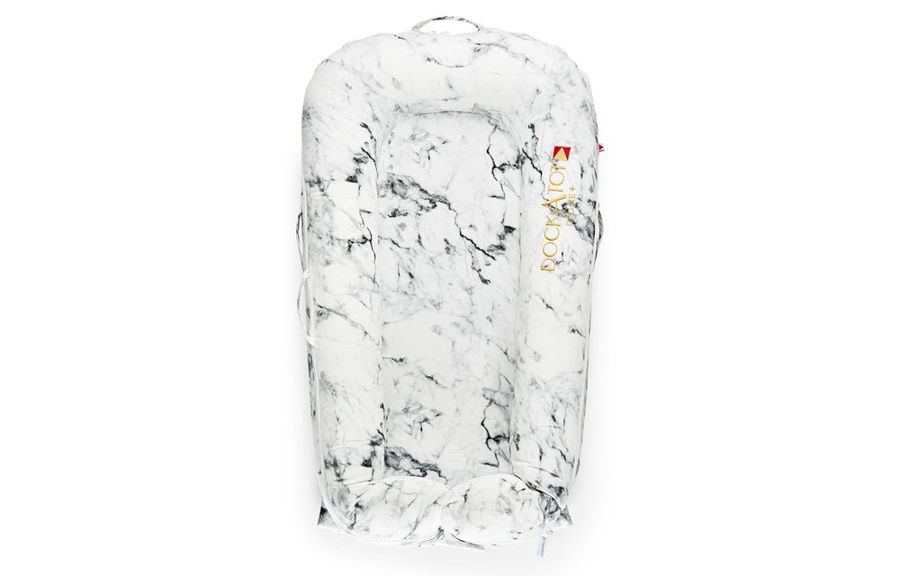 Dock A Tot Deluxe+ Dock In Carrara Marble