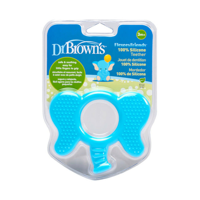 CLOSEOUT!! Dr. Browns Flexees Friends Elephant Teether