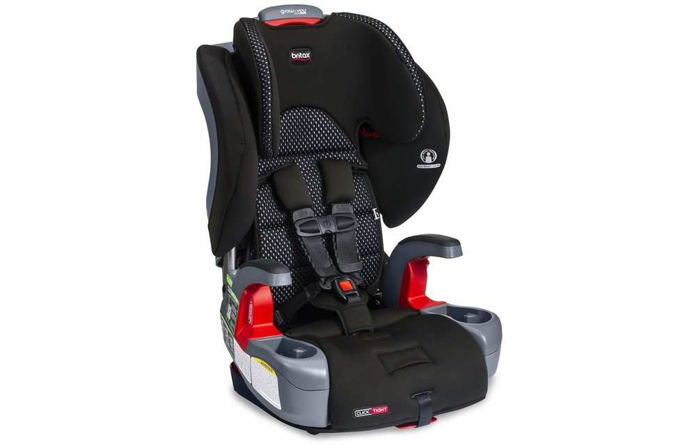 Britax Grow With You ClickTight Booster Car Seat - Cool Flow Gray