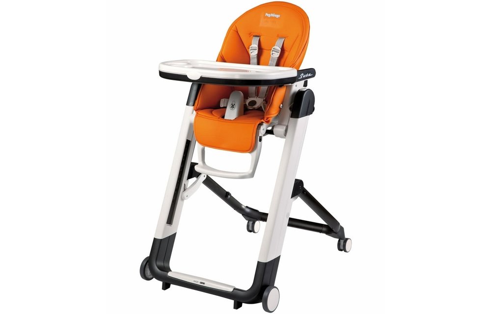 Peg Perego Prima Siesta High Chair In Arancia- Orange