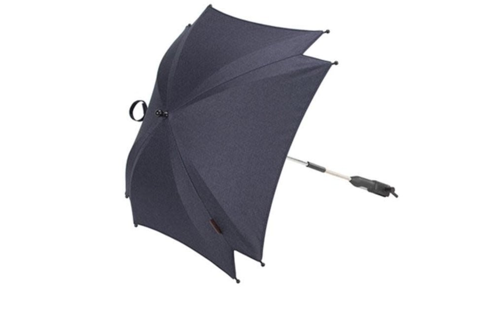 CLOSEOUT!! Silver Cross Wave Parasol - Midnight Blue