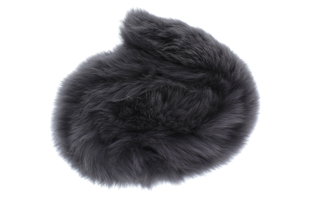 Baby Frr Fur For Doona In Dark Grey