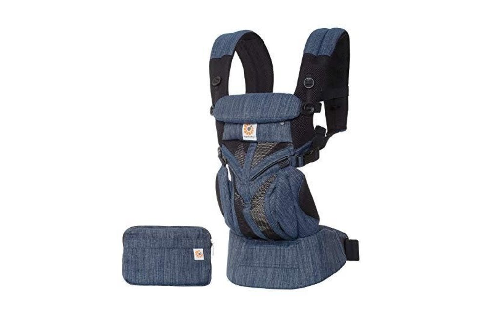 CLOSEOUT!! Ergo Baby Omni 360 Mesh Baby Carrier All-In- Indigo Weave