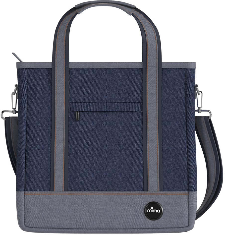 denim changing bag