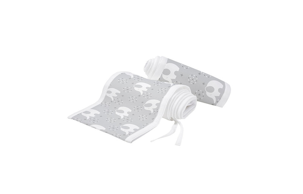 Breathable Baby Breathable Classic Peaceful Elephant Gray