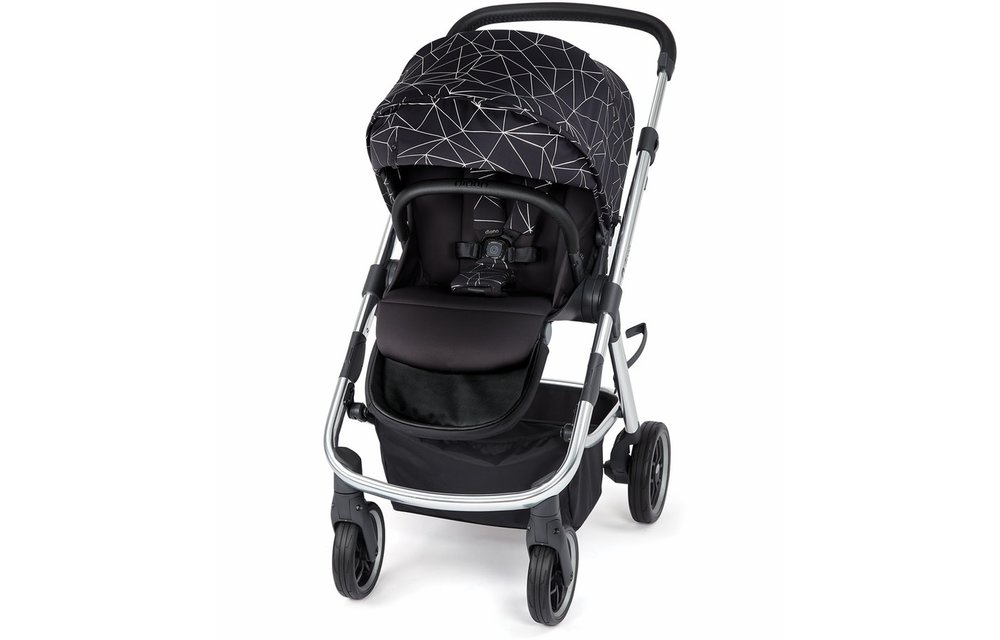 Diono Excurze Luxe Stroller In Black Platinum