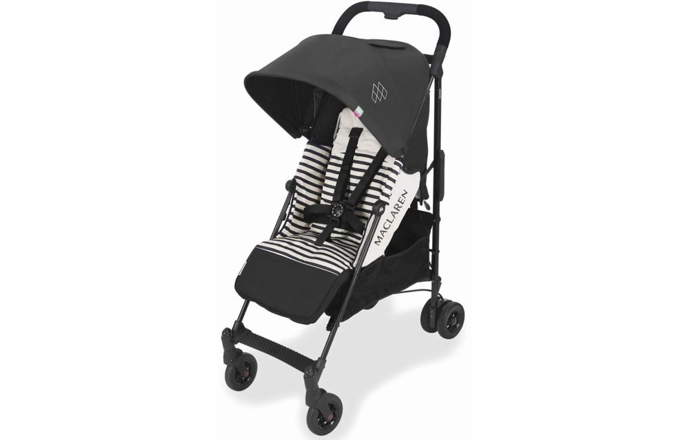 Maclaren Quest Arc Stroller In Railroad Stripe