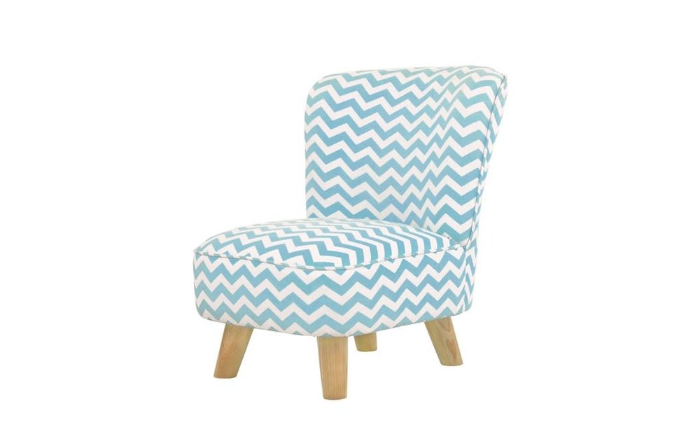Baby Letto Pop Mini Chair In Chevron Blue For Toddlers