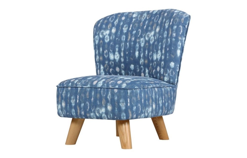 Baby Letto Pop Mini Chair In Indigo Blue For Toddlers