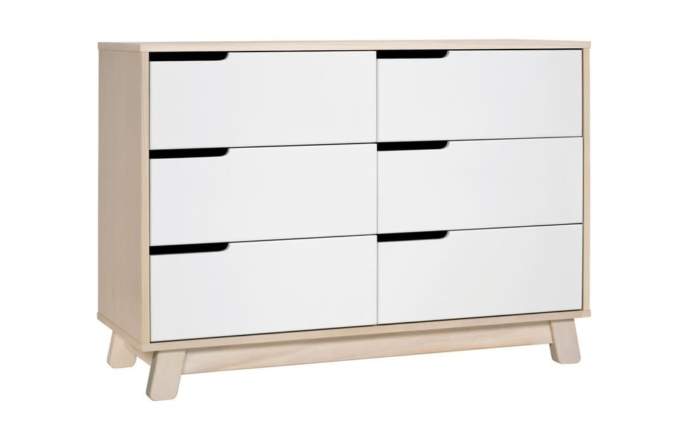 Baby Letto Hudson Double Dresser In Washed Natural-White