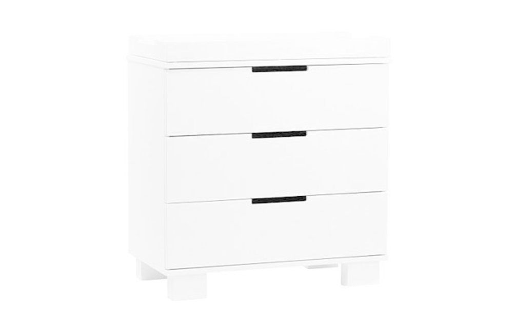 Baby Letto Modo 3 Drawer Changer In White (No Pad Included)