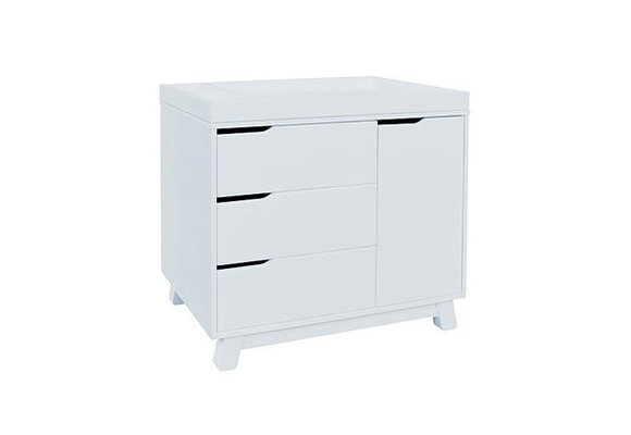 Baby Letto Hudson Dresser With Changer Tray In White With White