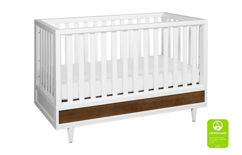 Baby Letto Eero 4-in-1 Convertible Crib with Toddler Bed Conversion Kit