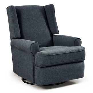 Best Chairs Best Chairs Story Time Logan Swivel Glider Recliner- Choose From Many Colors