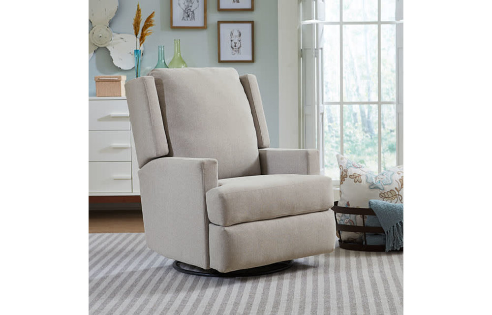 Best Chairs Story Time Ainsley Swivel Glider Recliner - Custom Design Your Own Color
