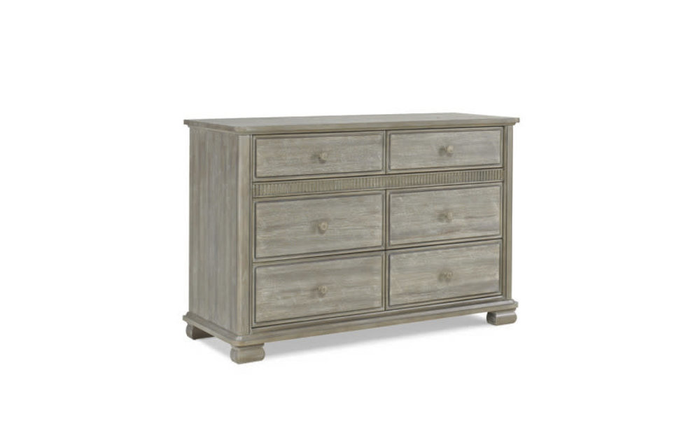 Dolce Babi Florenza Double Dresser In Dove Grey