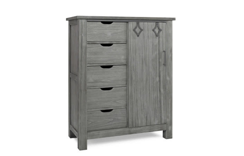 Dolce Babi Lucca Chifforobe In Weathered Grey