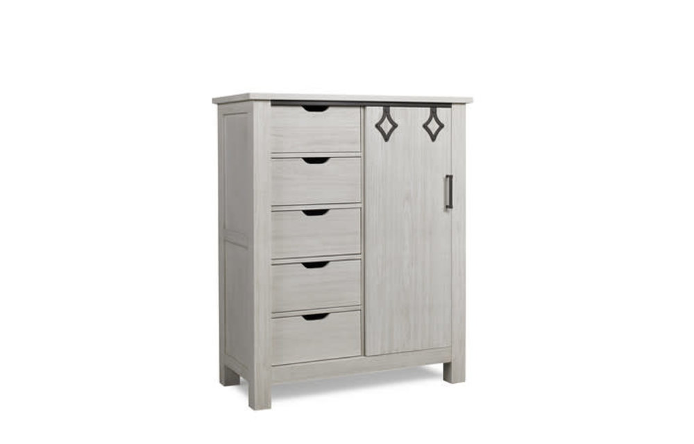 Dolce Babi Lucca Chifforobe In Sea Shell White