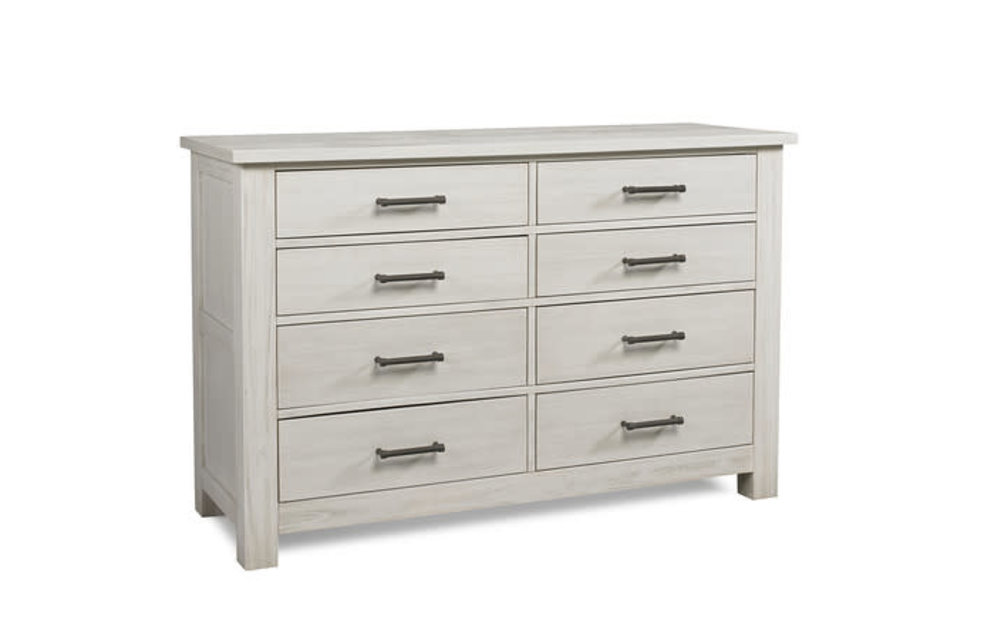 Dolce Babi Lucca 8 Drawer Dresser - In Sea Shell White
