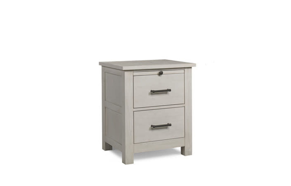 Dolce Babi Lucca Nightstand - In Sea Shell White