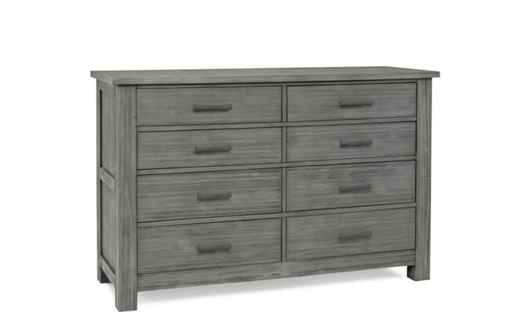 Dolce Babi Lucca 8 Drawer Dresser In Weathered Grey