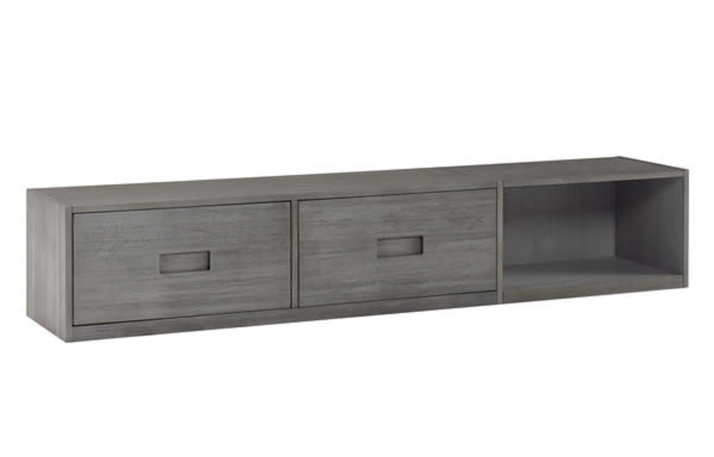 Dolce Babi Lucca Underbed Storage In Weathered Grey