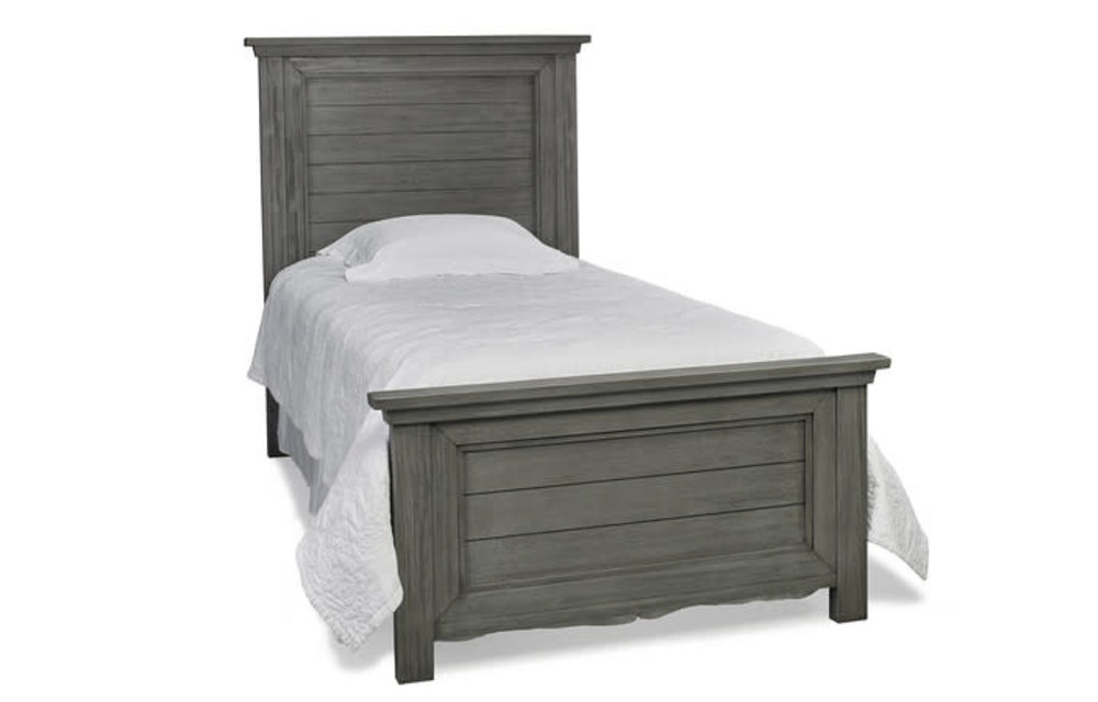 Dolce Babi Lucca Twin Size Bed In Weathered Grey