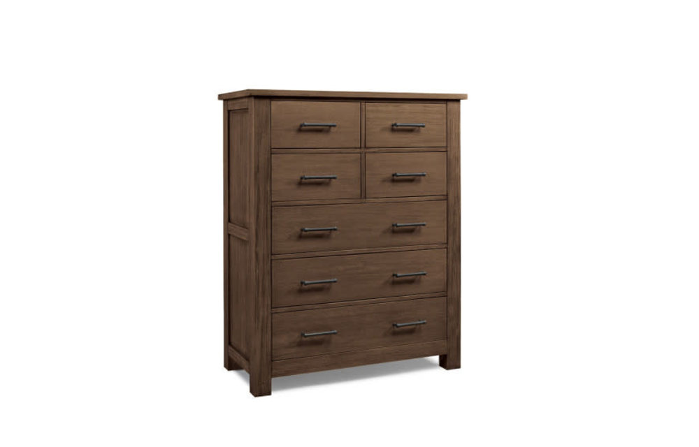 Dolce Babi Lucca 7 Drawer Chest - In Weathered Brown