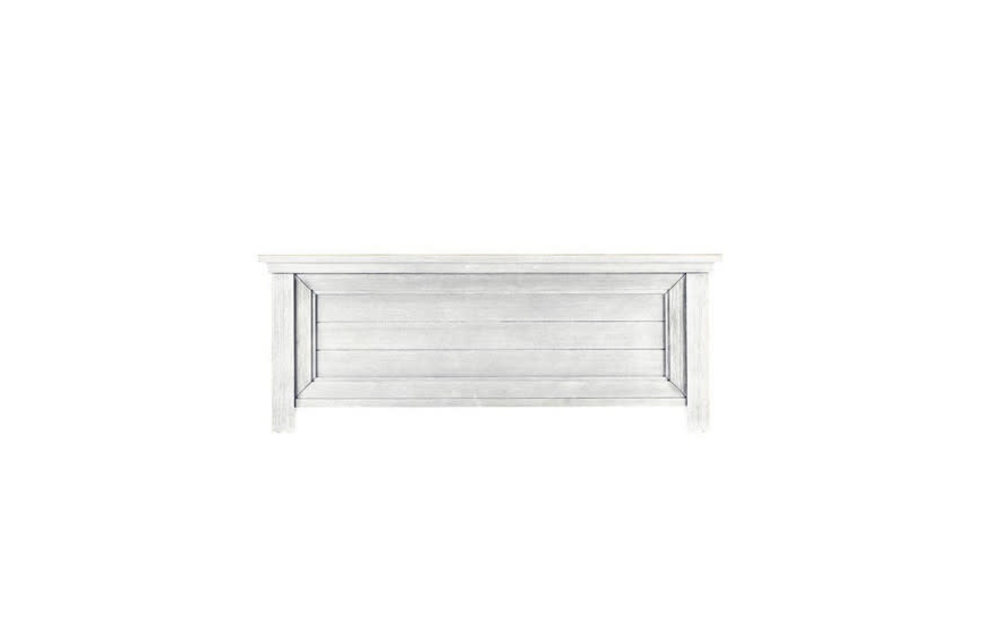 Dolce Babi Lucca Low Profile Footboard In Sea Shell White