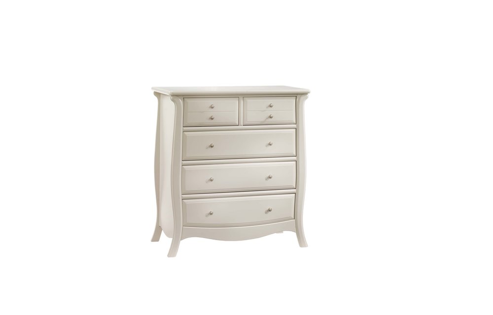 Natart Bella 5 Drawer Dresser In Linen