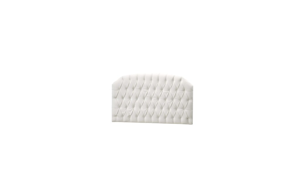 Natart Bella Tufted Panel In Pure White