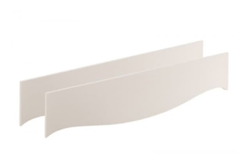 Natart Allegra Double Bed Conversion Rails In Linen