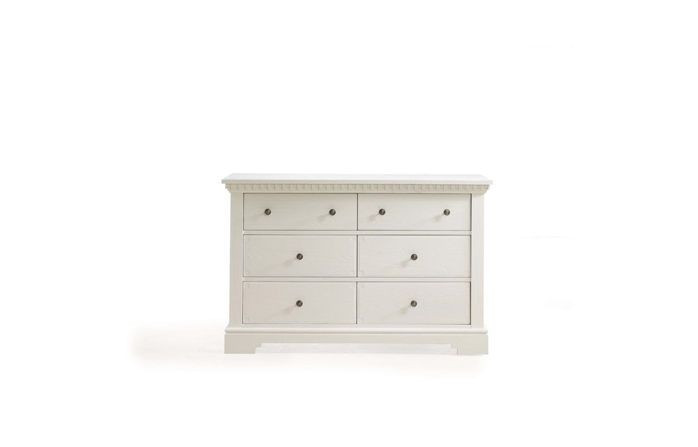 Natart Ithaca Double Dresser In Rustic White