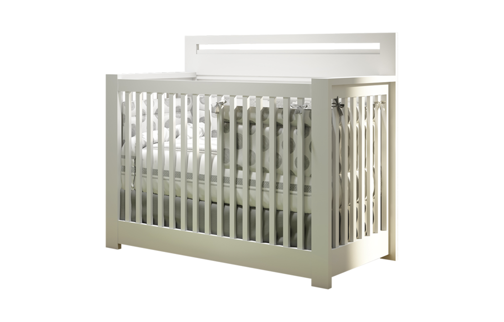 Nest Juvenile Milano 4 In 1 Convertible Crib In White