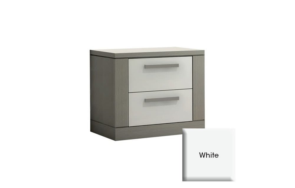 Nest Juvenile Milano Nighstand In White
