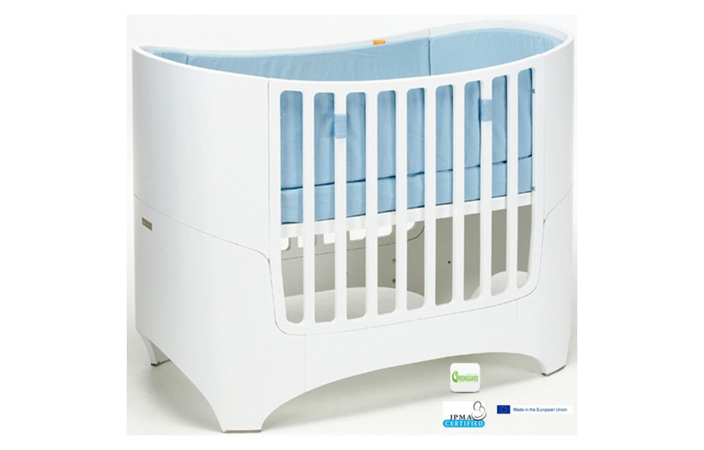 Tulip Leander Crib In White With Mattress