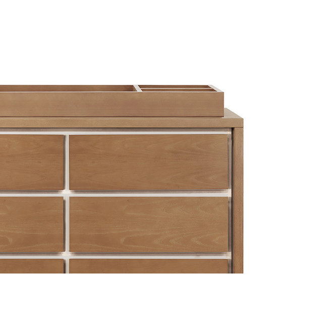 Nursery Works Novella Universal Wide Removable Changing Tray in Stained Ash