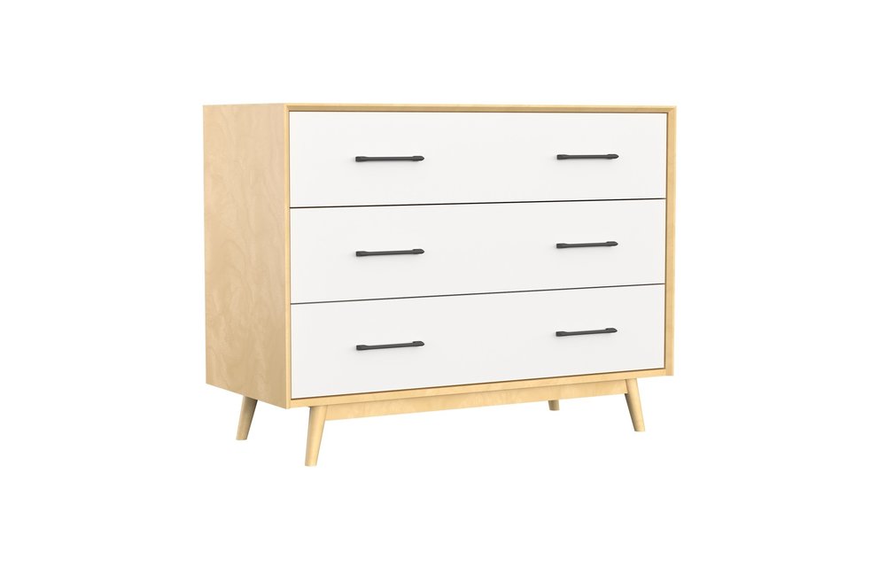 Dutailier Lollipop 3 Drawer Double Dresser-Customer Design Your Own